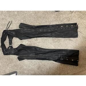 Harley-Davidson Black Leather Chaps